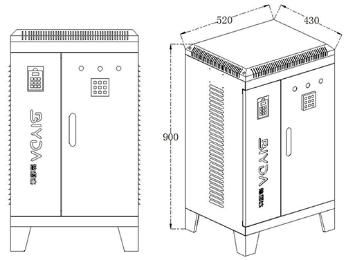 Source de Puissance de Chauffage par Induction de 40 à 80kW (générateur ou convertisseur au sol)