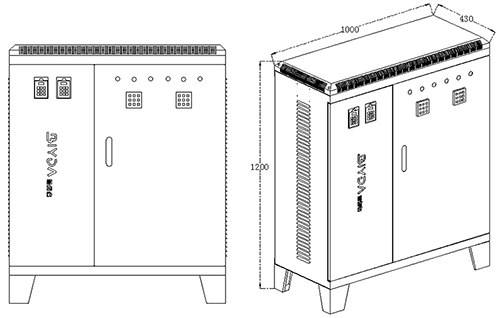 Source de Puissance de Chauffage par Induction de 120 à 160kW (générateur ou convertisseur au sol)